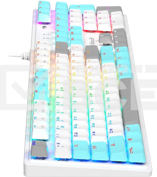 Клавиатура A4Tech Bloody S510R проводная, USB, белый