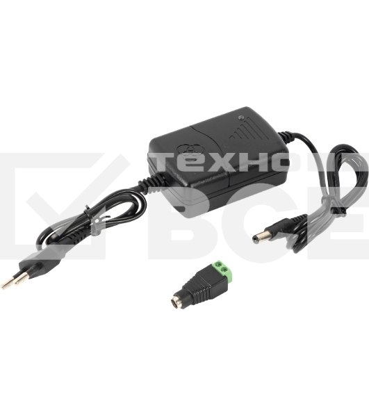 Источник питания Mollusk-VR 12/1 12В, 1А. Сетевой диапазон 110-245В провод с вилкой Mollusk-VR 12/1 power supply 12V, 1A. Mains range 110-245V wire with plug