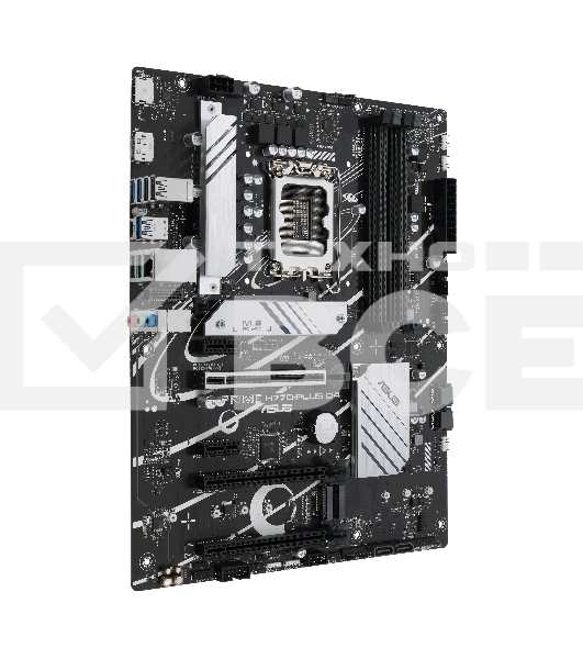 Материнская плата ASUS PRIME H770-PLUS D4, LGA 1700, Intel H770, 4xDDR4, 4xSATA, 3xM.2 PCIe 4.0 x4, 1xPCIe 5.0 x16, 2xPCIe 4.0 x4, 1xHDMI, 1xDP, 1xUSB-C 3.2 Gen 2, 2xUSB 3.2 Gen 2, 3xUSB 3.2 Gen 1, 1x 1Gb LAN, 3x3.5 мм, 7.1, ATX