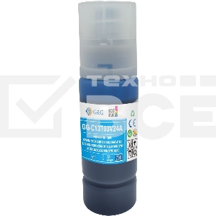 Чернила G&G GG-C13T03V24A 101C голубой70мл для Epson L4150/L4160/L6160/L6170
