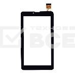 Сенсорное стекло (тачскрин) QCY-FPC-706 (Версия В), черное, фото3