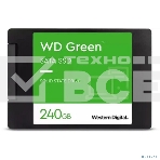 Накопитель SSD WD Green WDS240G3G0A, 240Gb, SATA III, 2.5