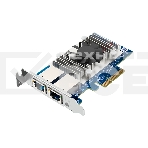 Сетевая карта/ QNAP QXG-10G2T Dual-port BASET 10GbE network expansion card; low-profile form factor; PCIe Gen3 x4, фото3