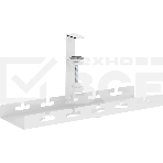 Кабель-канал Cactus CS-CM-400-1WT для столов 40x12.9x19см белый, фото 1
