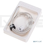 Кабель USB-A – Type-C, 5А, 100Вт, 1м, в белой нейлоновой оплетке Rexant, фото2