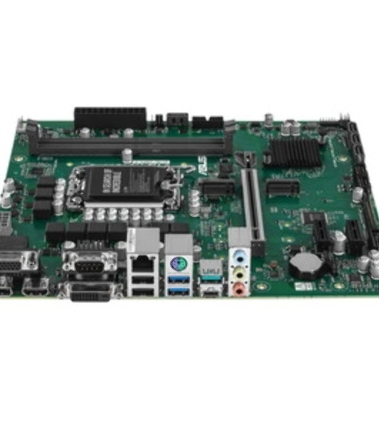 Материнская плата ASUS PRO H810M-C-CSM, LGA1851, Intel H810, 2xDDR5, 4xSATA, 2xM.2, 1xPCIe 5.0 x16, 2xPCIe 4.0 x1, 1xDP, 1xHDMI, 1xDVI-D, 1xVGA, 1x1Gb LAN, 2xUSB 10Gbps, 2xUSB-A 5Gbps, 2xUSB-A 2.0, 3x3.5 мм, 7.1, mATX