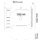 Кухонная мойка MG6-6060R, фото 1
