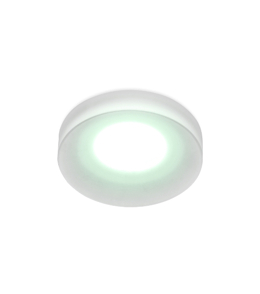 Светильник Ambrella light TN135 WH/FR белый/матовый GU5.3 D80*32