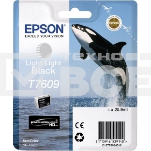 Картридж струйный Epson C13T76094010 светло-серый (26 мл) для SureColor SC-P600