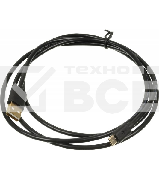 Кабель USB2.0 2A Square Connector USB A (m)/micro USB B (m) 1.5м Позолоченные контакты