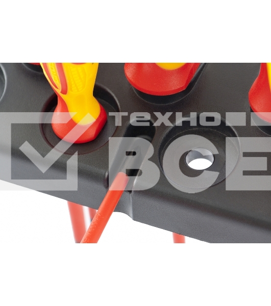 Набор отверток GROSS 12950 диэлектрических до 1000в тестер crmo двухкомпонентные рукоятки (8шт.)