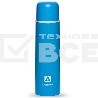 Термос Арктика, 102-750 синий, узкое горло 0,75 л, классический, цветной, холод/тепло 28 ч