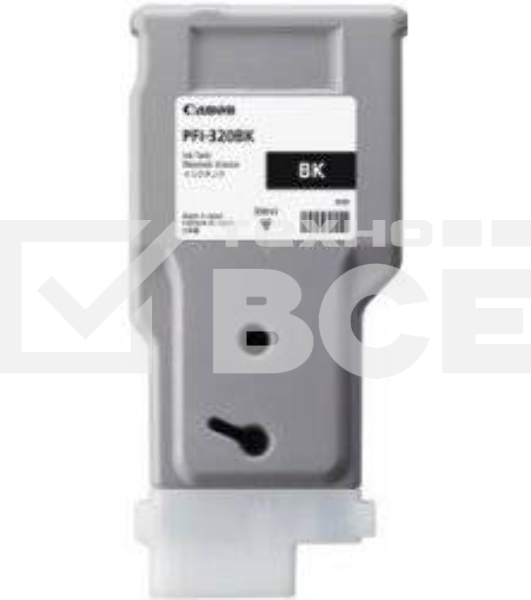 Картридж струйный Canon PFI-320 BK 2890C001 черный (300мл) для Canon Canon imagePROGRAF TM-200/205