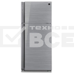 Холодильник Sharp SJ-XP59PGSL серебристый двухкамерный 430/148 л морозилка сверху, фото3