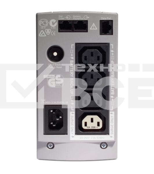 Источник бесперебойного питания APC Back-UPS BK500EI 300Вт 500ВА бежевый