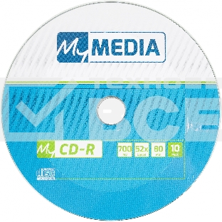 Диск CD-R MyMedia 700Mb 52x pack wrap (10шт) (69204)