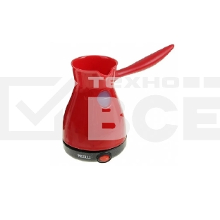 Турка электрическая Kelli KL-1445 красный на 4 чашки