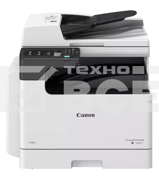 МФУ лазерный Canon imageRUNNER 2425i RADF (4293C004), A3, ч/б, печ. 25 стр/мин (A4 ч/б), 12 стр/мин (A3 ч/б), скан. до 35 стр/мин (ч/б) 25 стр/мин (цвет), 600x600dpi, USB, WiFi, 10/100/1000Base-T Gigabit Ethernet, без тонера.