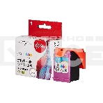 Струйный картридж Sakura 3YM74AE (№653 Tri-colour) для HP, триколор, 11 мл., 600 к., фото 1