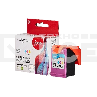 Струйный картридж Sakura 3YM74AE (№653 Tri-colour) для HP, триколор, 11 мл., 600 к.