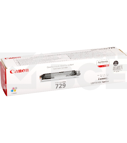 Картридж лазерный Canon Cartridge 729BK (4370B002) черный (1200 стр.) для CANON i-Sensys LBP-7010C/7018C