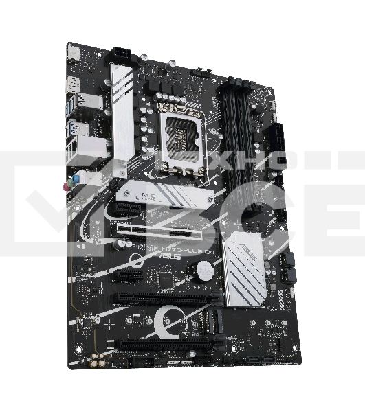 Материнская плата ASUS PRIME H770-PLUS D4, LGA 1700, Intel H770, 4xDDR4, 4xSATA, 3xM.2 PCIe 4.0 x4, 1xPCIe 5.0 x16, 2xPCIe 4.0 x4, 1xHDMI, 1xDP, 1xUSB-C 3.2 Gen 2, 2xUSB 3.2 Gen 2, 3xUSB 3.2 Gen 1, 1x 1Gb LAN, 3x3.5 мм, 7.1, ATX