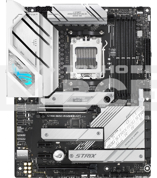 Материнская плата ASUS ROG STRIX B650-A GAMING WIFI, AM5, AMD B650, 4xDDR5, 4xSATA, 3xM.2, 1xPCIe 4.0 x16, 1xPCIe 4.0 x4, 1xHDMI, 1xDP, 1x 2.5Gb LAN, 3xUSB-A 3.2 Gen 2, 4xUSB 2.0, 5x3.5 мм, 7.1, Standard-ATX