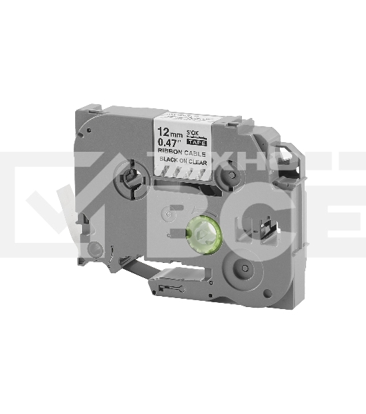 Кассета с лентой S'OK by Sakura Printing TZEFX131 для Brother, черный на прозрачном, 12мм/8м, наклейка