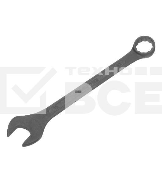 Набор ключей Сибртех комбинированных,6 - 22 мм,12 шт., CrV,фосфатированные,ГОСТ 16983