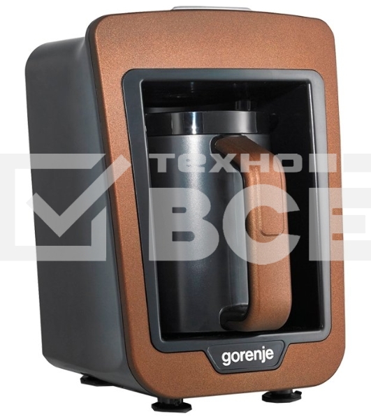 Кофеварка Gorenje ATCM730T медный/черный, исп. кофе - молотый, 0.27 л, 730 Вт.