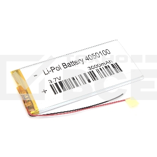 Аккумулятор Li-Pol (батарея) 4*50*100мм 2pin 3.7V/3000mAh
