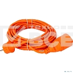 Удлинитель-шнур 1х10м вилка+розетка 2Р+РЕ IP44 УШ-01РВ 3х1 оранж. IEK WUP10-10-K09-44, фото3