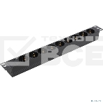 Блок розеток горизонтальный ExeGate ServerPro PDU-19H901 Al-9S-C14, 19