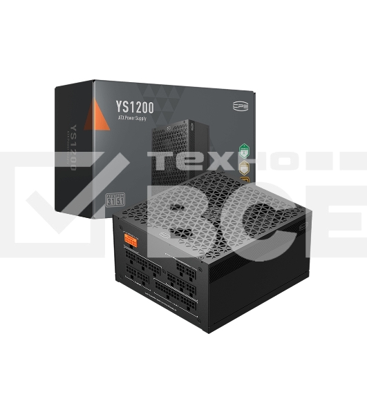 Блок питания  PCCooler P5-YS1200-G1F черный 1200W 80 PLUS  Gold, 135мм, модульный, черный