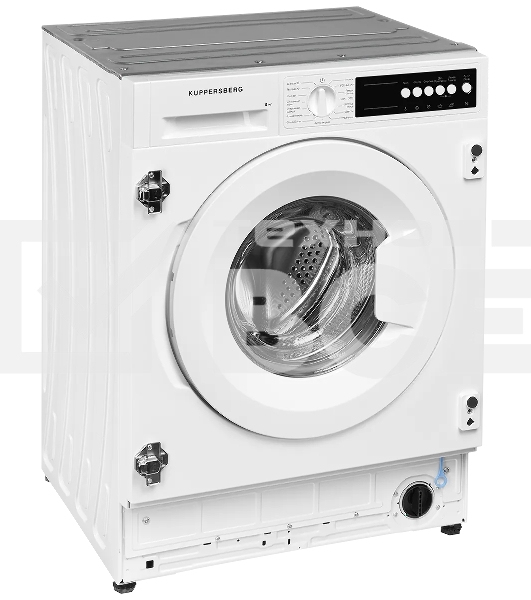 Встраиваемые стиральные машины Kuppersberg WM 540, 8кг 1400 об/мин, инвертер, 15 программ, 81.9х59.8х55 см