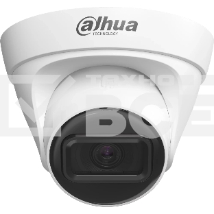 Уличная турельная IP-видеокамера DAHUA DH-IPC-HDW1431T1P-0360B-S6 4Мп, 1/2.9” CMOS, объектив 3.6мм, ИК-подсветка до 30м, IP67, корпус: металл, пластик