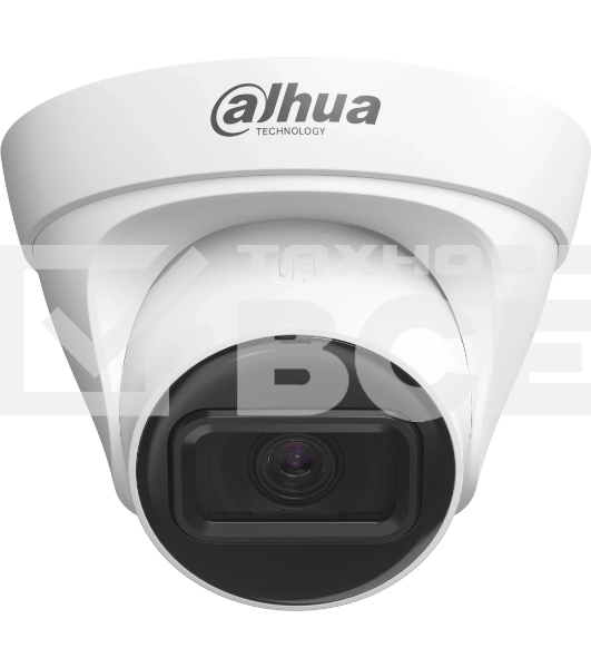 Уличная турельная IP-видеокамера DAHUA DH-IPC-HDW1431T1P-0360B-S6 4Мп, 1/2.9” CMOS, объектив 3.6мм, ИК-подсветка до 30м, IP67, корпус: металл, пластик