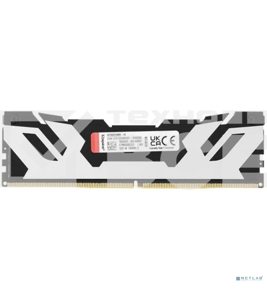 Оперативная память Kingston Fury Renegade, DDR5, 16GB (1x16GB), 8000MHz, CL38, DIMM, с радиаторами, серебристый/черный