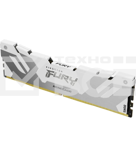Оперативная память Kingston Fury Renegade, DDR5, 16GB (1x16 GB), 7600 MHz, CL38, DIMM, радиатор, белый