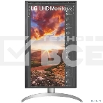 Монитор 27' LG UltraFine 27UP850K-W IPS 3840x2160, 60 Гц, 5 мс, 16:9, 400 кд/м², 2xHDMI 2.0, DP 1.4, USB-C, USB Hub (2x USB 3.0), 3.5 Jack, FreeSync, черный/серебристый, фото9