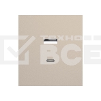 Розетка KRANZ STRONG USB-A+Type-C 3А с функцией быстрой зарядки шелк, фото 1