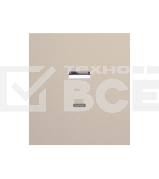 Розетка KRANZ STRONG USB-A+Type-C 3А с функцией быстрой зарядки шелк