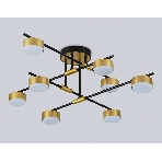 Потолочный светильник Ambrella light FL51752/8 BK/GD черный/золото GX53/8 max 12W 720*720*245, фото 1
