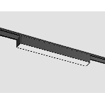 Светильник трековый светодиодный GV1449 BK черный IP20 10W 4200K 48V 230*26*24, фото 1