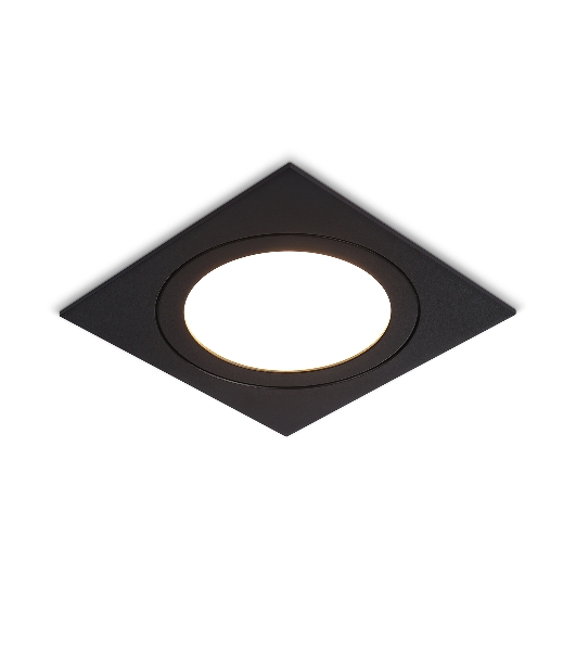 Светильник Ambrella light TN51825 BK черный GX53 max 15W 110*110*39