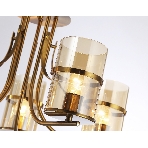 Светильник Ambrella light TR3222/5 GD/TI золото/янтарь E27*5 max 40W D540*300, фото5