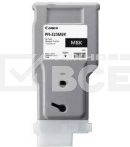 Картридж струйный Canon PFI-320 MBK 2889C001 черный матовый (300мл) для Canon Canon imagePROGRAF TM-200/205