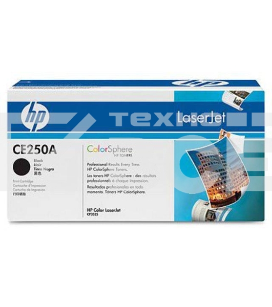 Картридж лазерный HP CE250A черный для CLJ CM3530/CP3525 5000стр.