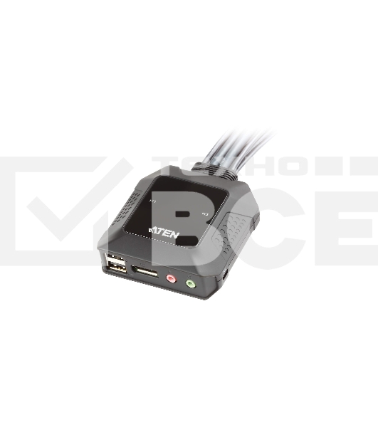 Переключатель ATEN 2 PORT USB DP KVM SWITCH.