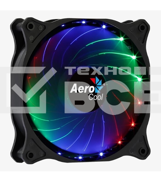Вентилятор Aerocool / Formula Cosmo 12 черный, 120 мм, 1000 об/мин, 23.9 дБ, 4 pin